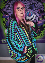 Load image into Gallery viewer, Parrot Stripe Hexi Cardi