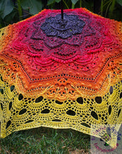 Load image into Gallery viewer, Sunflower mandala madness Parasol