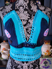 Load image into Gallery viewer, Blue Mushroom Lily Top