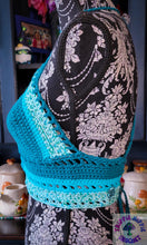 Load image into Gallery viewer, Teal Mushroom Lily Top