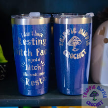 Load image into Gallery viewer, Blue Glitter 20oz Tumblers