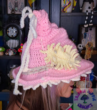 Load image into Gallery viewer, Pink Cottage Witch Hat
