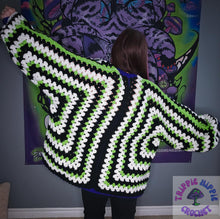 Load image into Gallery viewer, Beetlejuice Hexi Cardi
