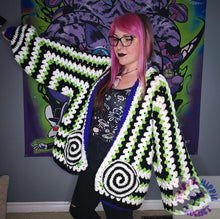 Load image into Gallery viewer, Beetlejuice Hexi Cardi
