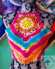 Load image into Gallery viewer, Rainbow Zinnia Halter
