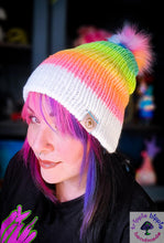 Load image into Gallery viewer, Retro Stripe &quot;TIKTOK&quot; Toque
