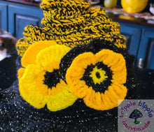 Load image into Gallery viewer, Yellow Pansy Witch Hat
