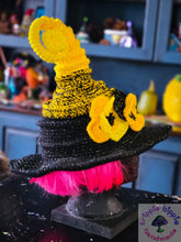 Load image into Gallery viewer, Yellow Pansy Witch Hat
