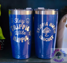 Load image into Gallery viewer, Blue Glitter 20oz Tumblers
